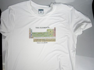 주기율표 티셔츠 XL
