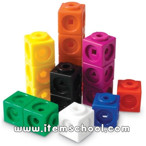[EDU 4285] 매쓰링크 100개 세트 MathLink Cubes, Set of 100