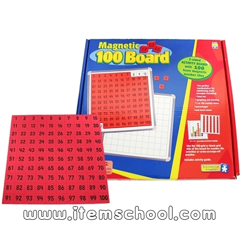 [EDI 4802] 자석 수배열판 Magnetic 100 Board＆Tiles