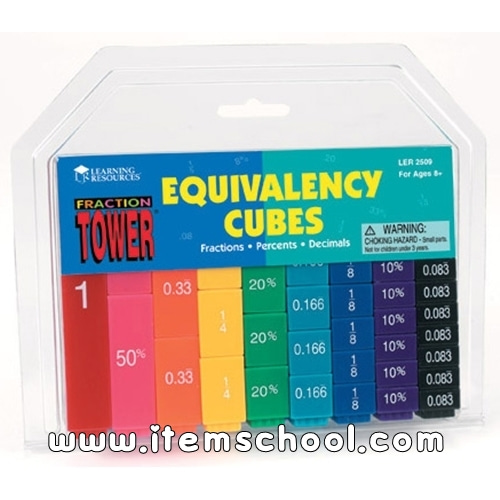 [EDU 2509] 분수막대 Fraction Tower Equivalency Cube