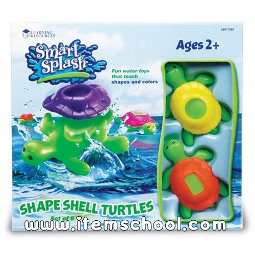 [EDU 7303] 똑똑한 물놀이) 모양 맞추기 거북이 Smart Splash Shape Shell Turtles