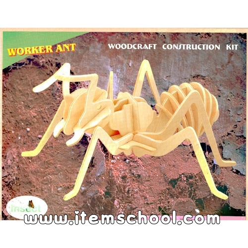 3D Woodcraft 개미
