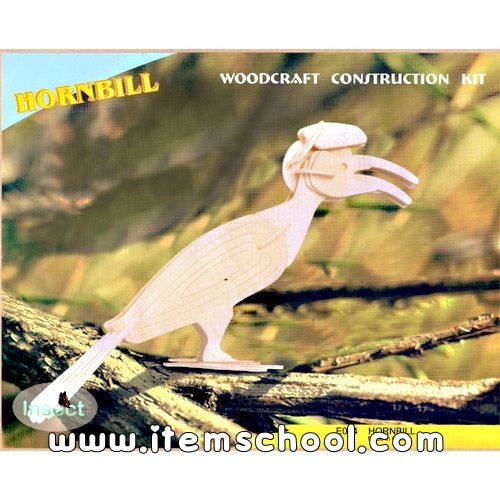 3D Woodcraft 코뿔새